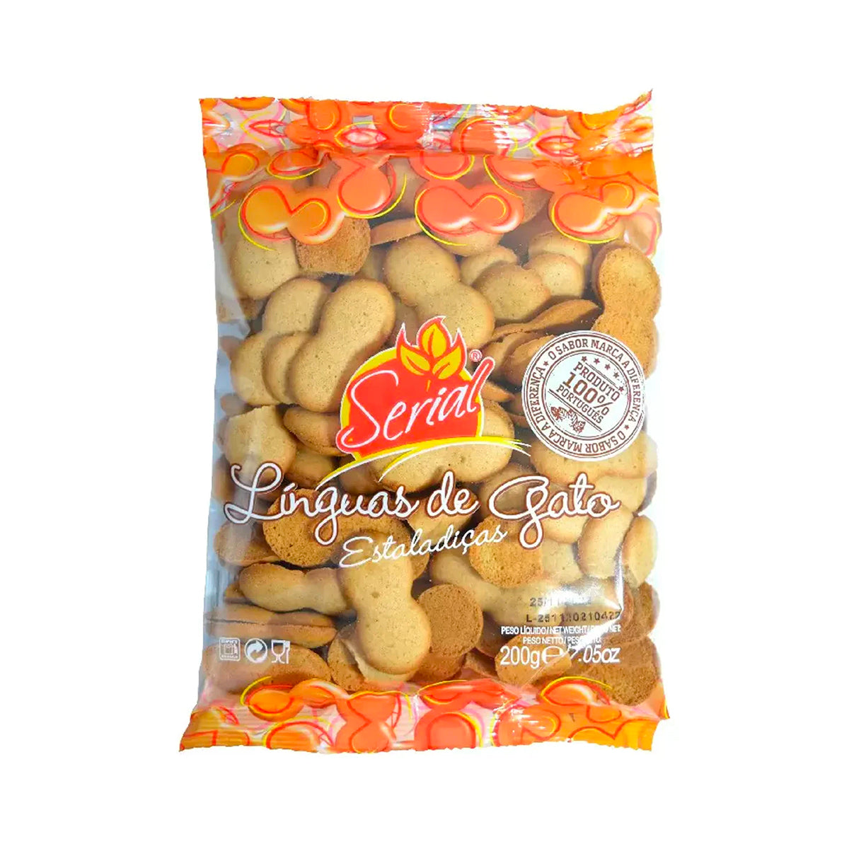 Serial Línguas de Gato Portuguese Biscuits – Cinnamon & Lemon Cookies (200g)