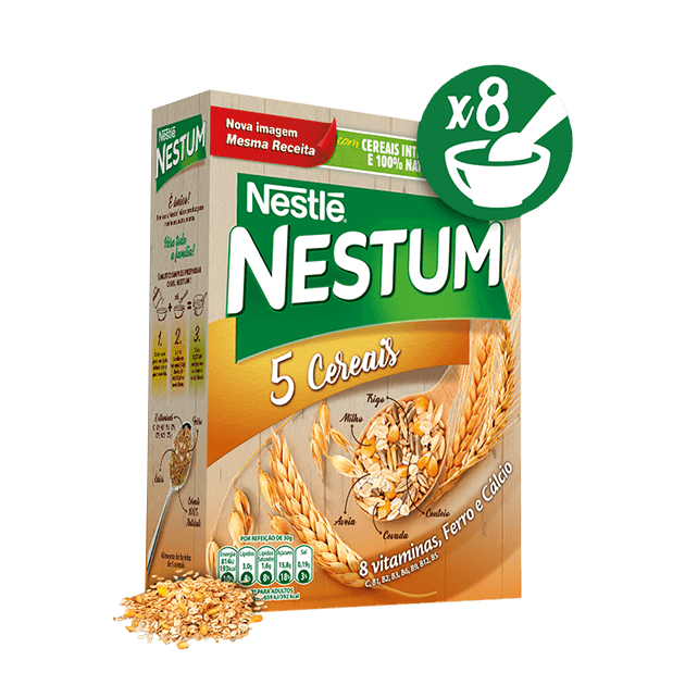 Nestlé Nestum 5 Cereais Whole Grain Cereal - 250g