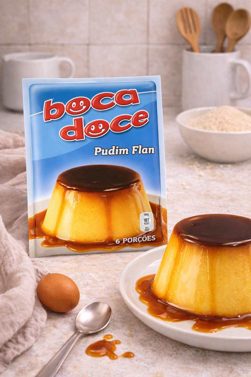 Boca Doce Flan Pudding Mix (Pudim Flan) – Portuguese Dessert