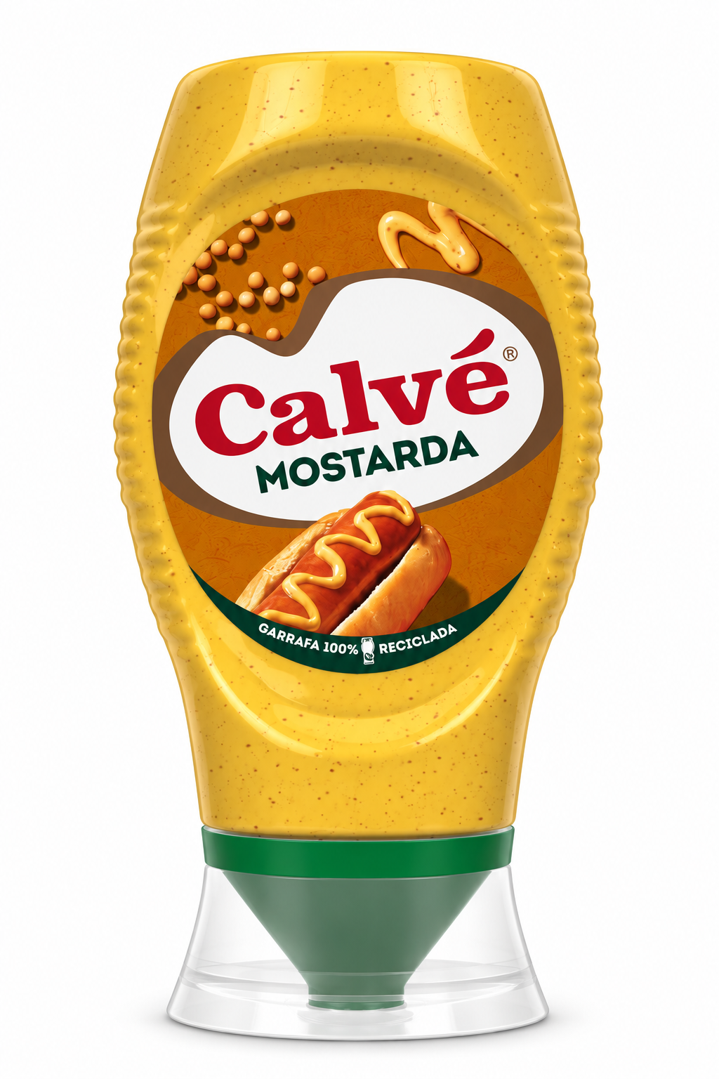 Calvé Mostarda 257g – Portuguese Mustard Squeeze Bottle
