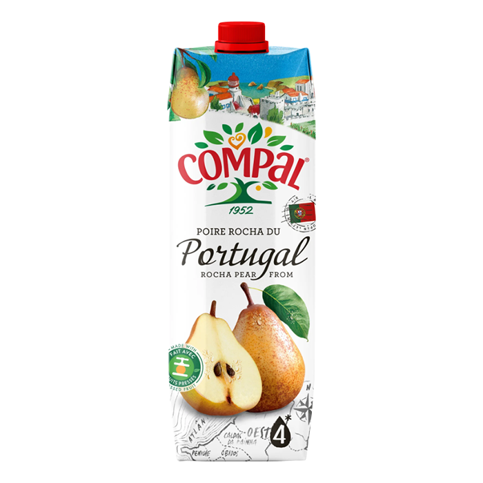 Compal Rocha Pear Juice – Portuguese Fruit Nectar