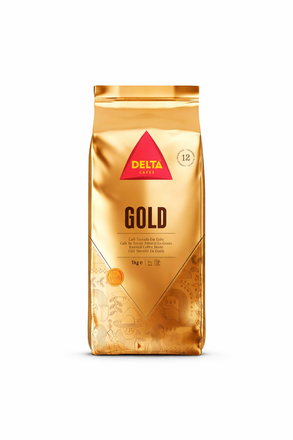 Delta Cafés Gold Whole Bean Coffee – 1kg
