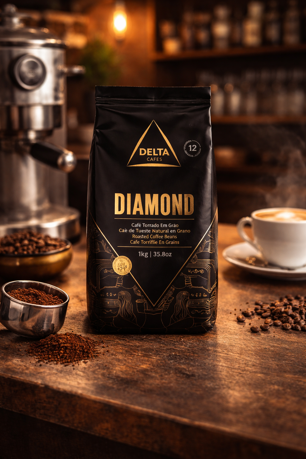 Delta Diamond Roasted Coffee – 1kg