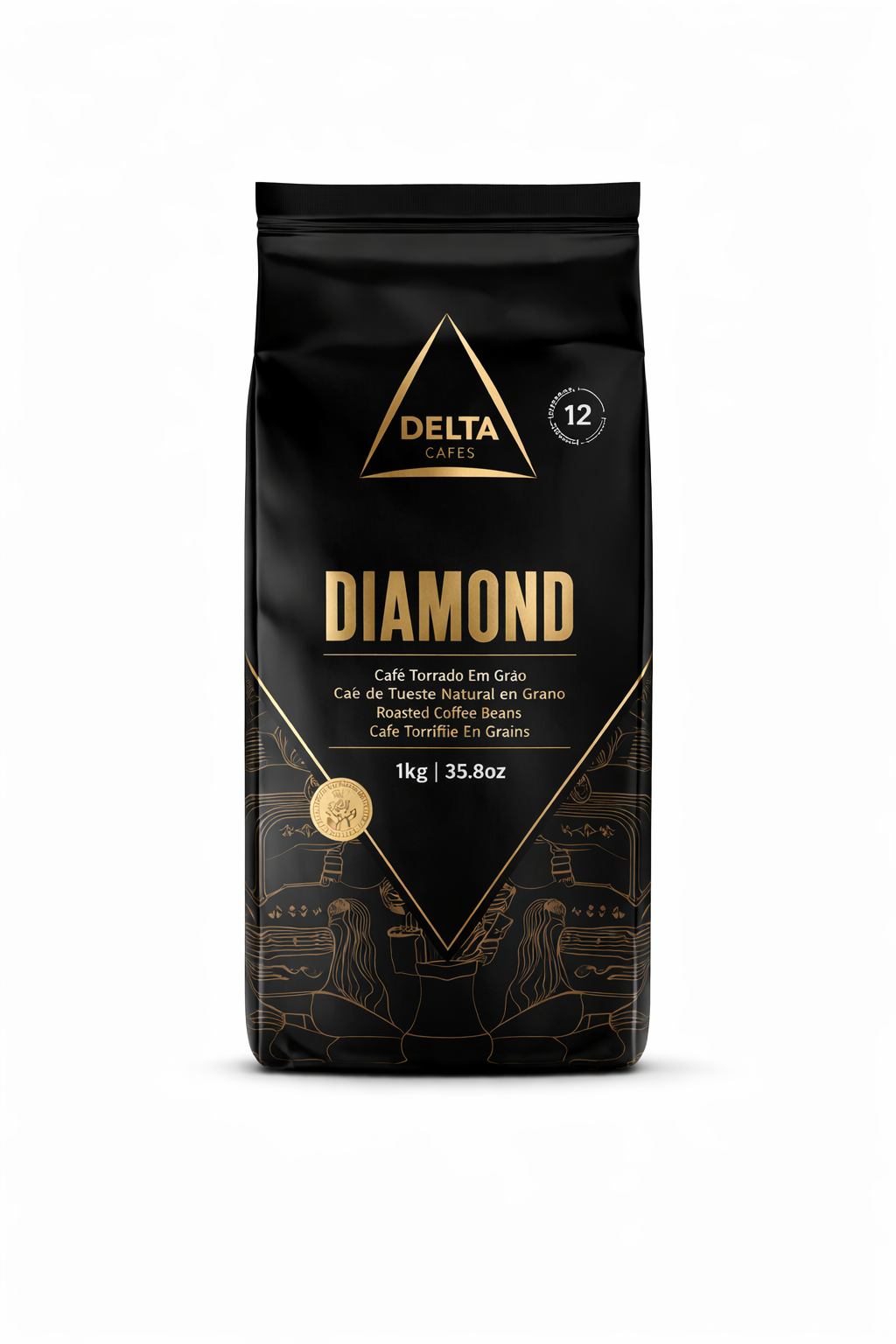 Delta Diamond Roasted Coffee – 1kg