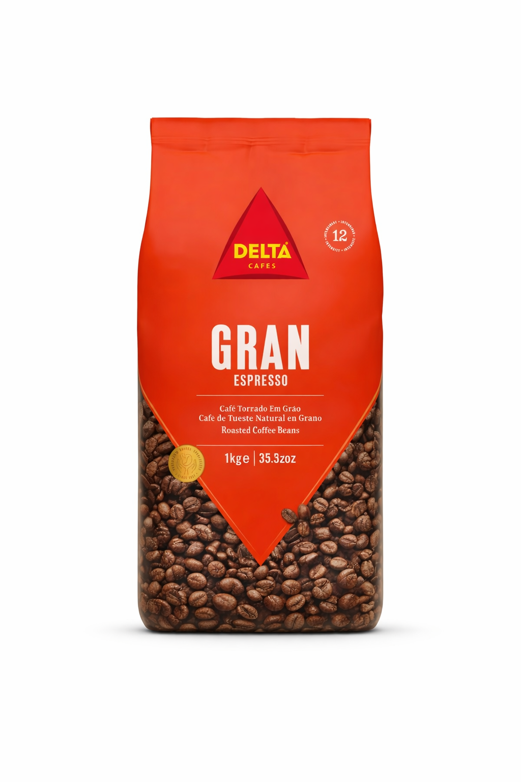 Delta Cafés Gran Espresso Whole Bean Coffee – 1kg