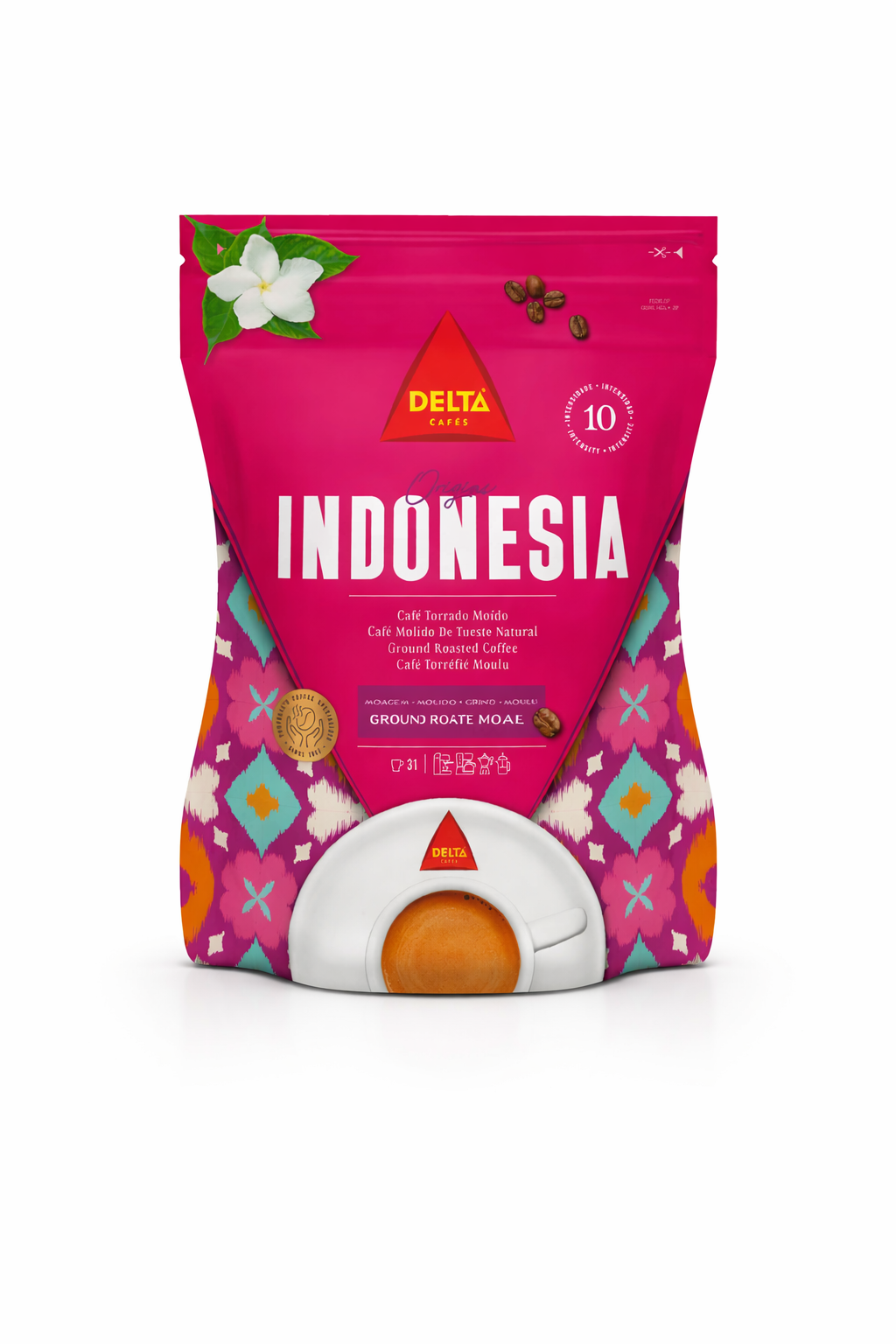 Delta Indonesia Ground Roasted Coffee – Portuguese Coffee (220g)