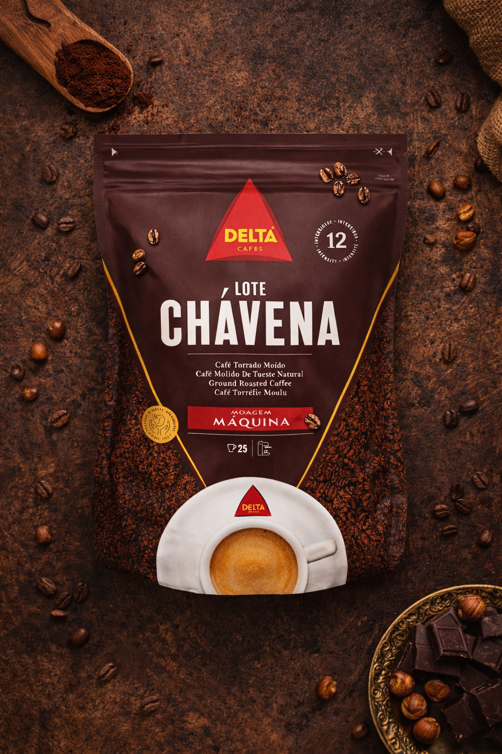 Delta Lote Chávena Ground Coffee – 220g