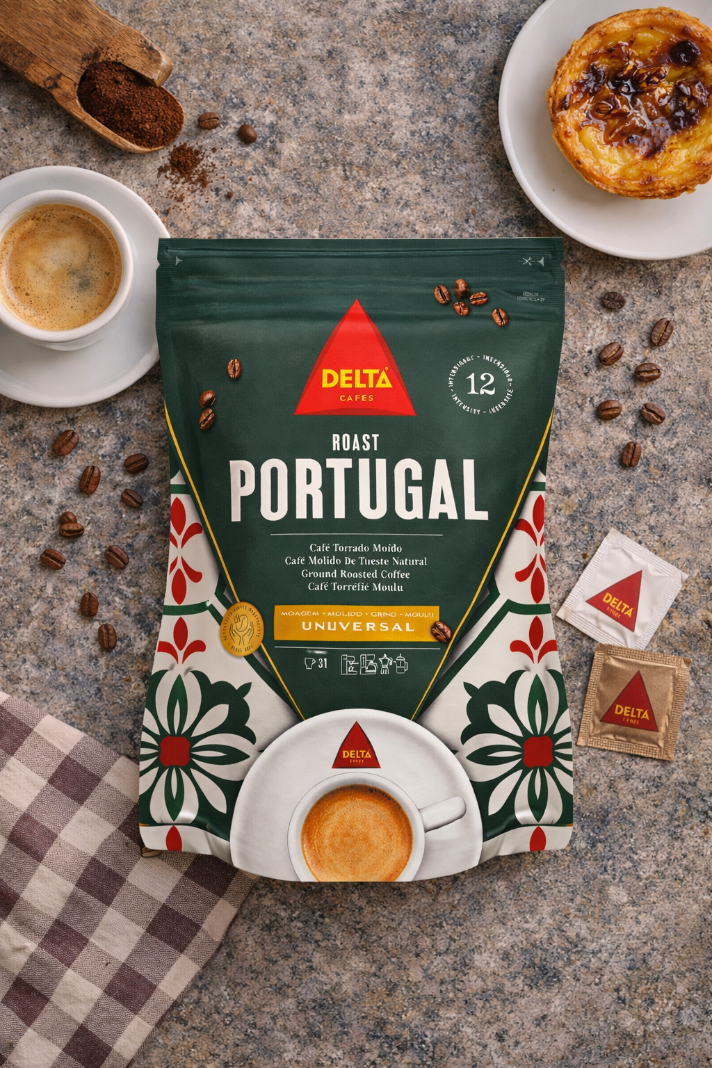 Delta Cafés Roast Portugal Ground Coffee – 220g
