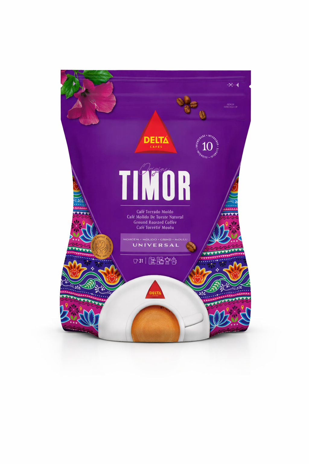 Delta Timor Ground Roasted Coffee – Portuguese Coffee (220g)