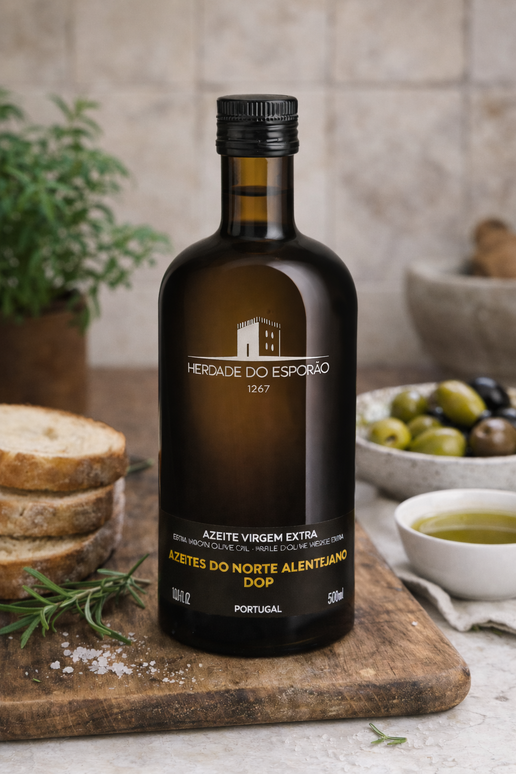 Herdade do Esporão Norte Alentejano Extra Virgin Olive Oil 500ml – PDO Portuguese Olive Oil