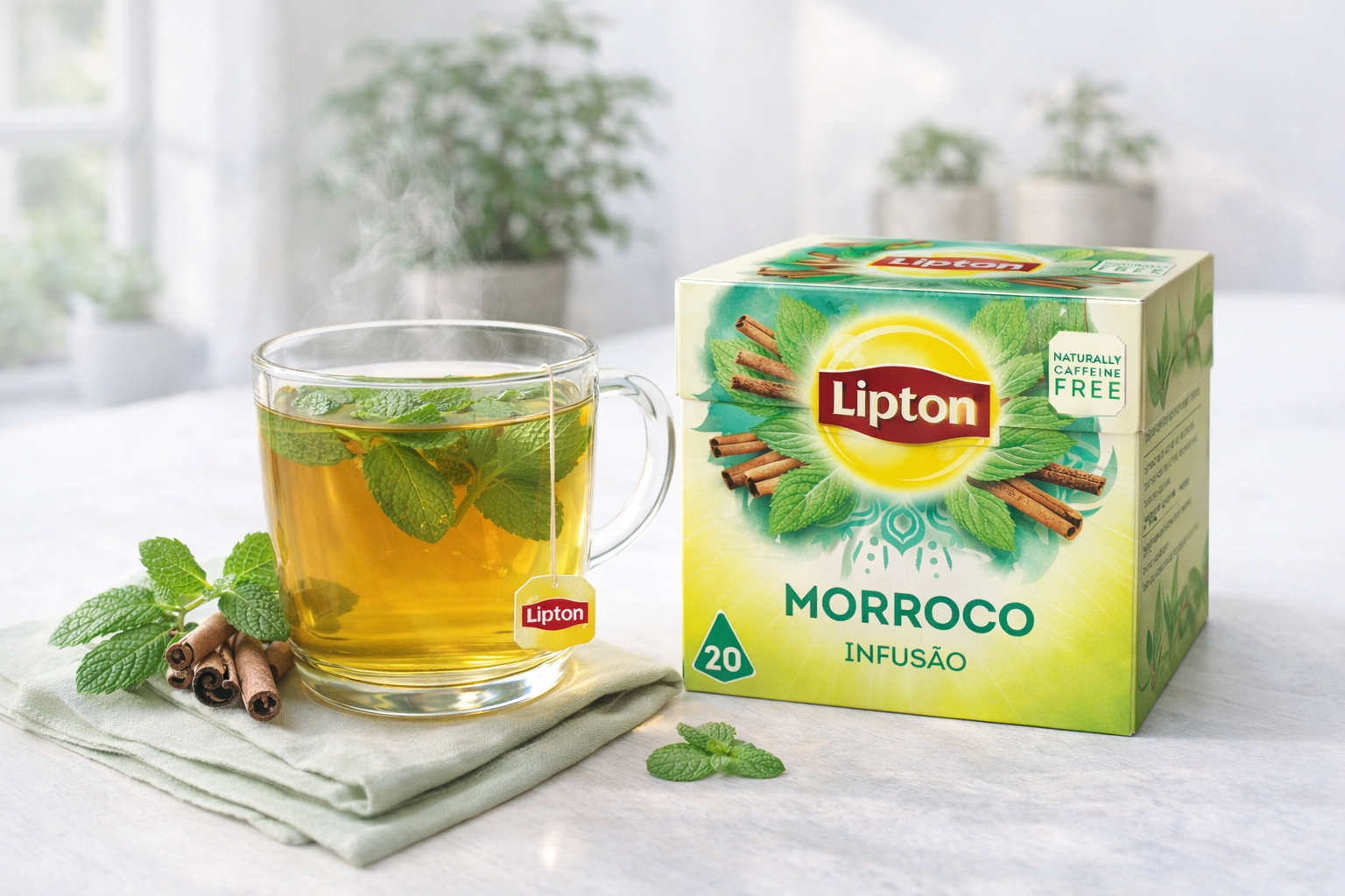 Lipton Morocco Mint & Spices Herbal Infusion – 20 Tea Bags