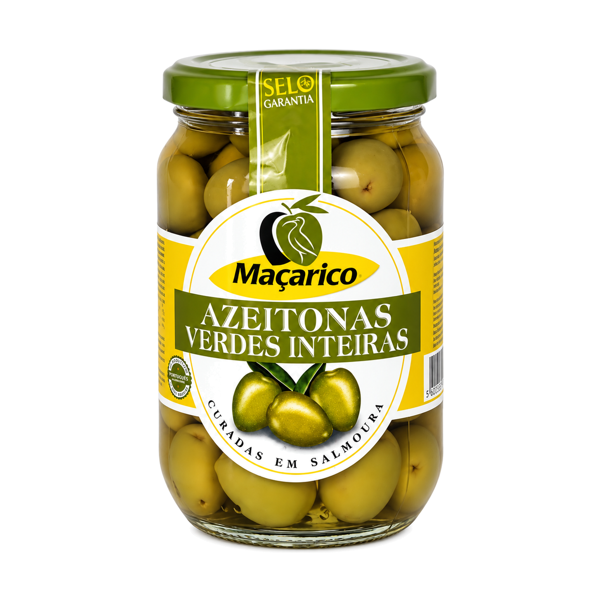Maçarico Whole Green Olives – 350g