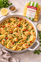 Milaneza Conchiglioni (Conchas Gigantes) – 100% Durum Wheat Pasta – 500g