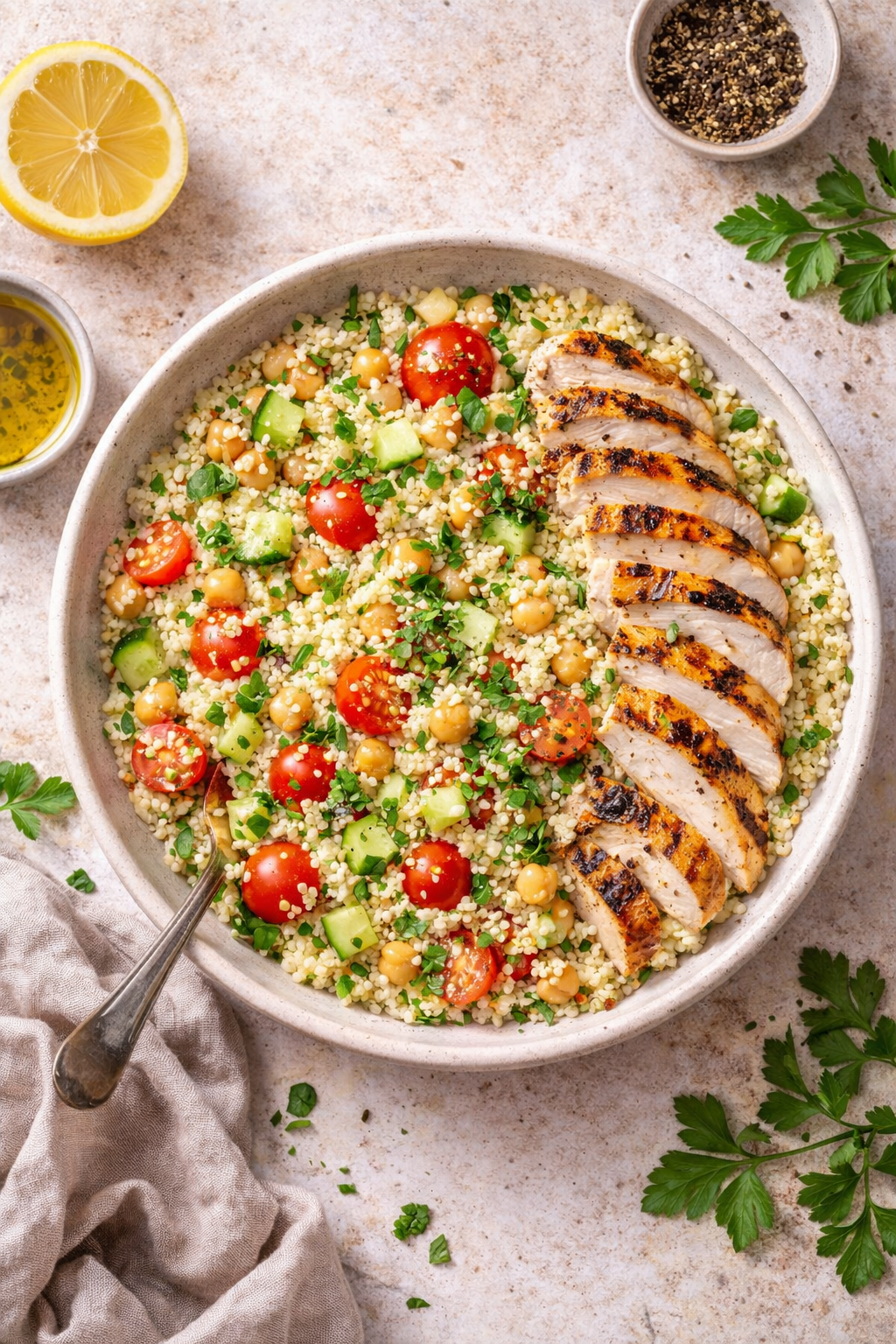 Milaneza Couscous Medium Grain (Grão Médio) – 100% Durum Wheat – 1kg