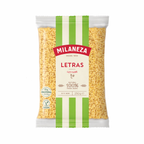 Milaneza Letras (Alphabet Pasta) – 100% Durum Wheat – 250g