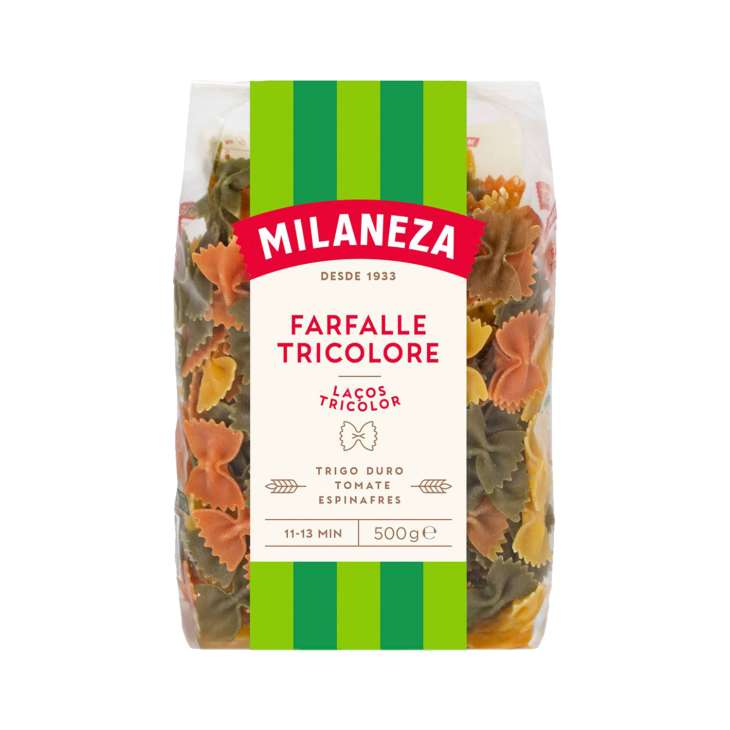 Milaneza Farfalle Tricolor – Portuguese Bow Tie Pasta