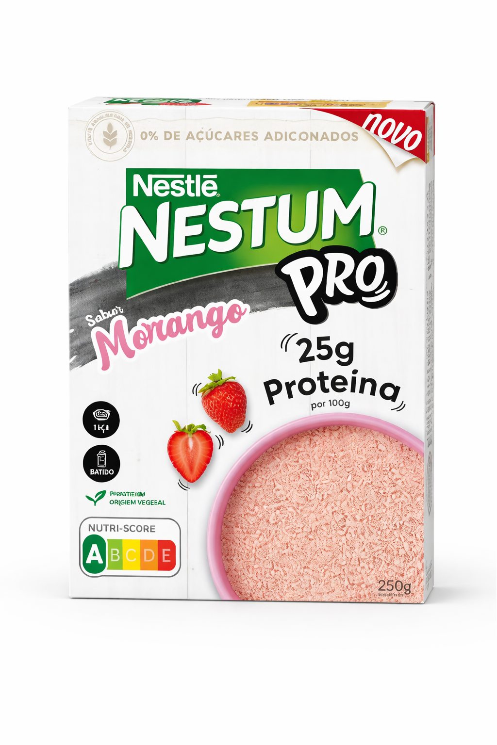 Nestlé Nestum Pro Morango – High Protein Strawberry Cereal (250g)