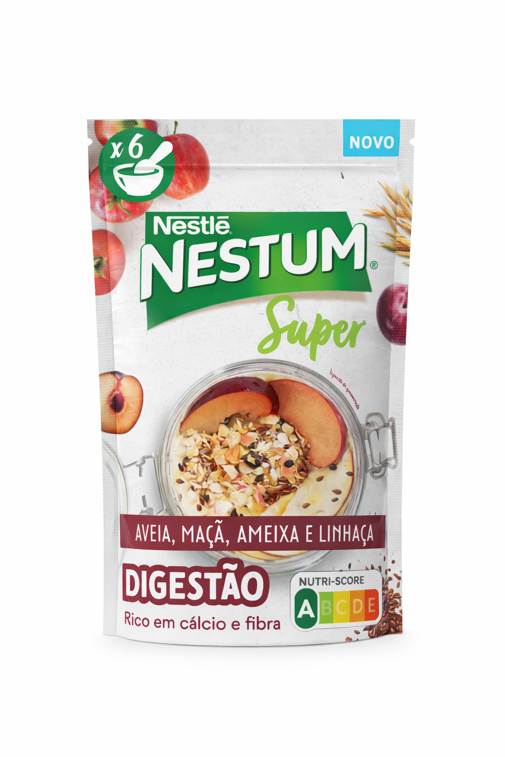 Nestlé Nestum Super Digestion – Oat, Apple & Plum Cereal (210g)