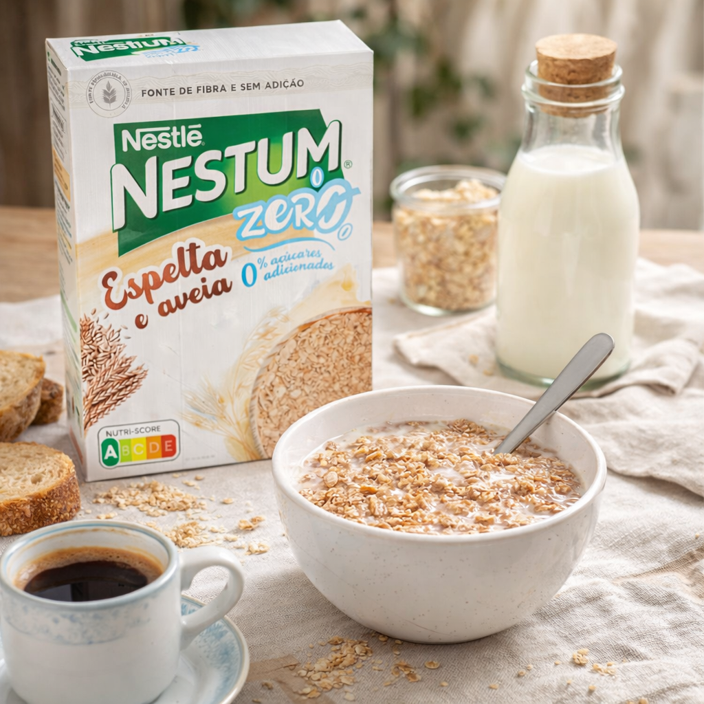 Nestlé Nestum Zero Spelt & Oats Cereal – No Added Sugar – 250g