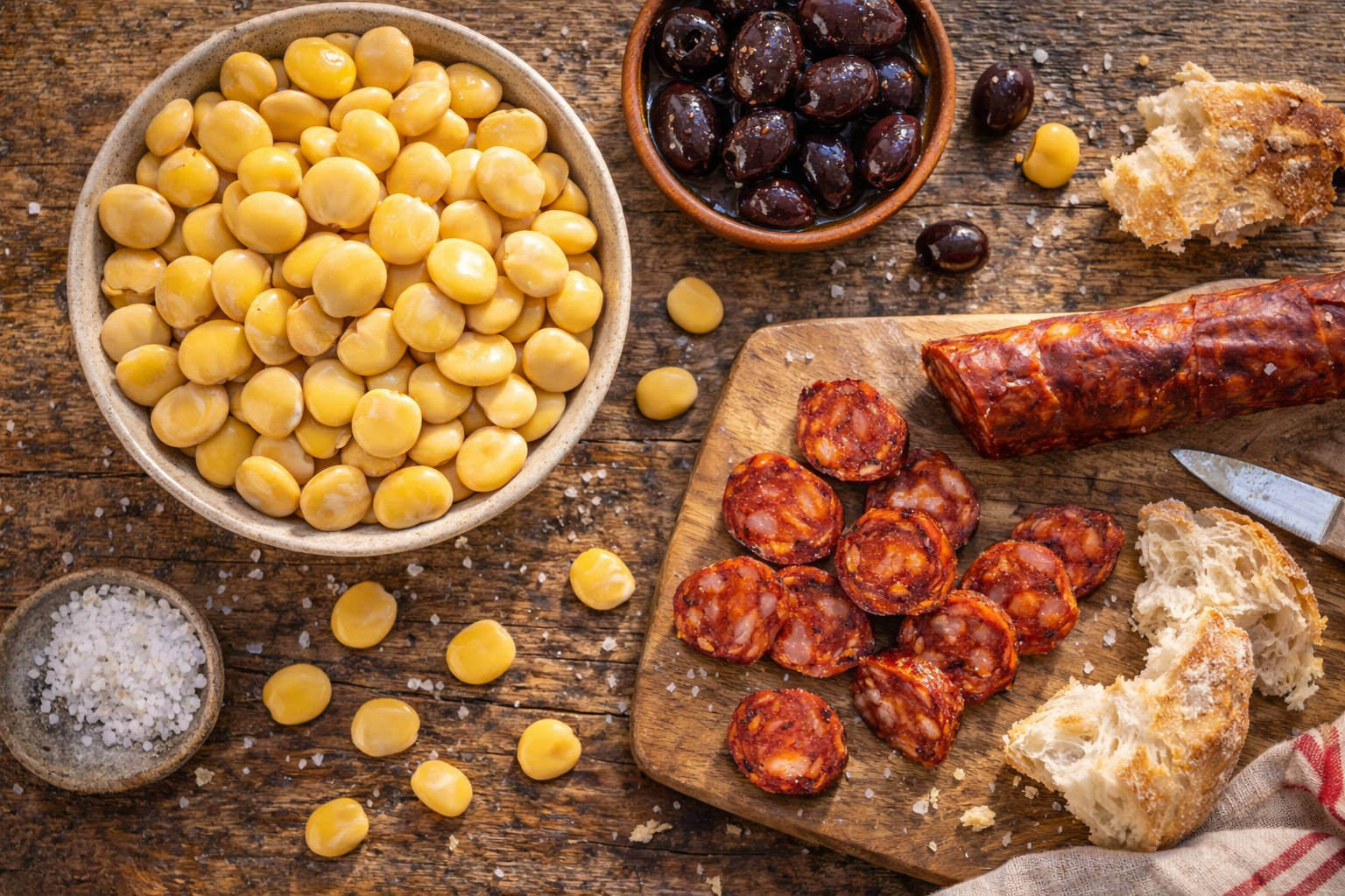OlivaMira Tremoços (Lupini Beans) Vacuum Sealed – 1kg