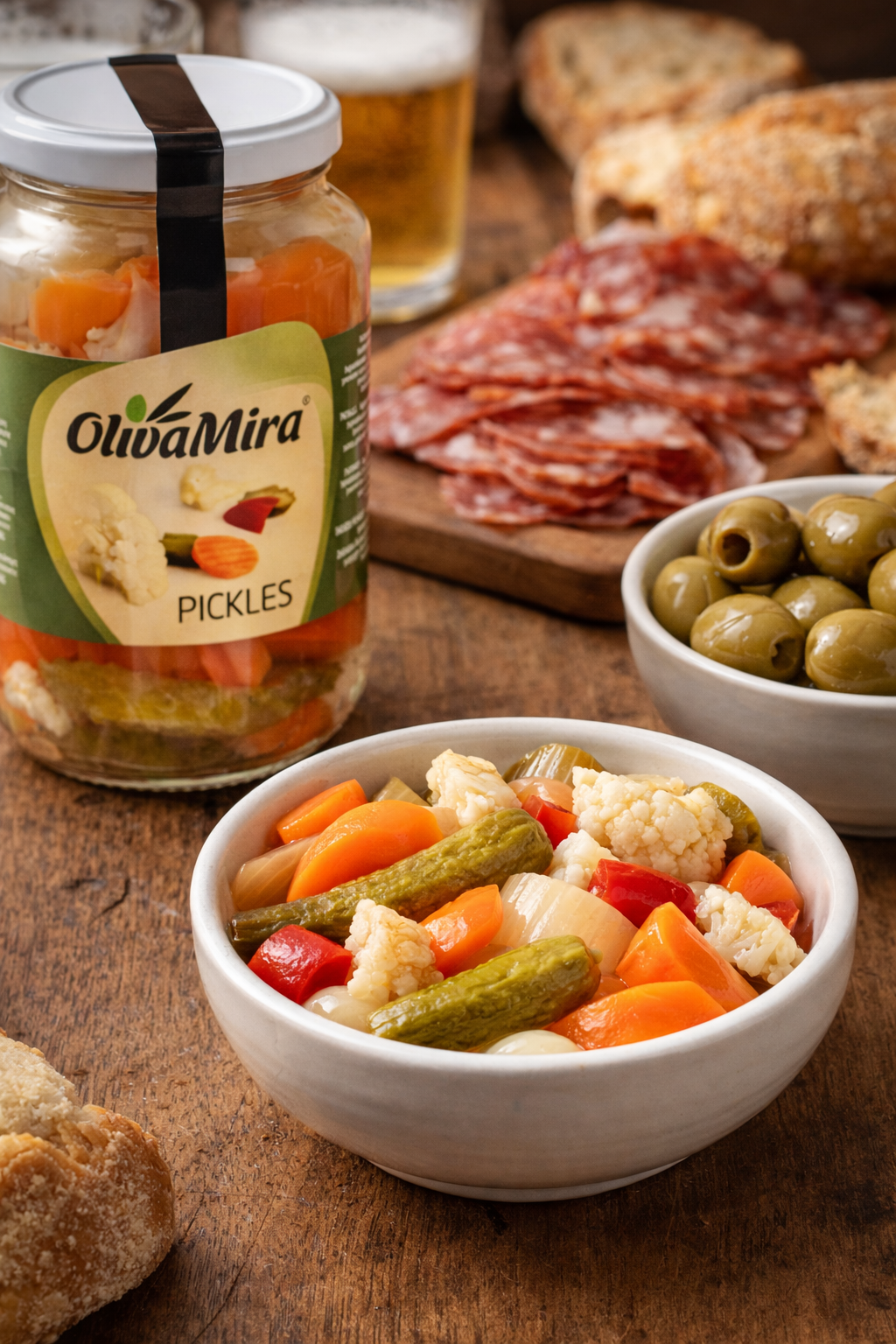 OlivaMira Pickled Vegetables (Mixed Portuguese Pickles)