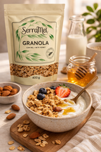 SerraMel Granola with Honey – Portuguese Breakfast Cereal (400g)