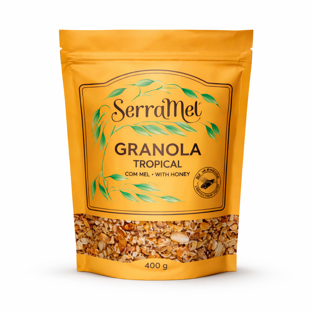 SerraMel Tropical Granola with Honey 400g – Portuguese Breakfast Cereal