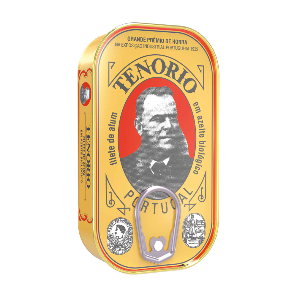 Tenório Tuna Fillets in Organic Olive Oil (Azeite Biológico) – Portuguese Canned Tuna
