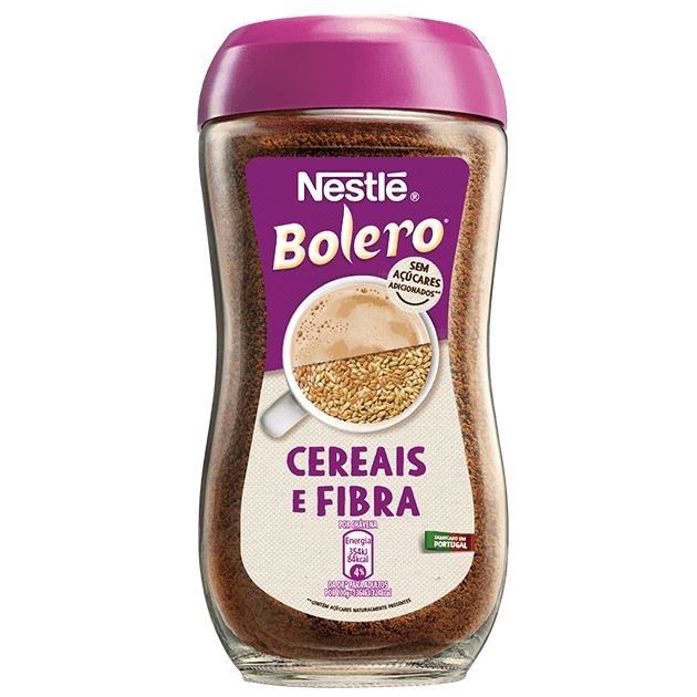Nestlé Bolero Cereais & Fibra 200g – High Fiber Portuguese Cereal Drink