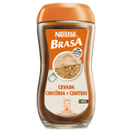 Nestlé Brasa instant barley drink 200g Portuguese chicory rye coffee alternative on white background