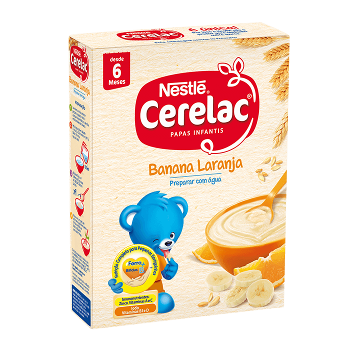 Nestlé Cerelac Banana & Orange Baby Cereal 250g – Infant Porridge 6+ Months