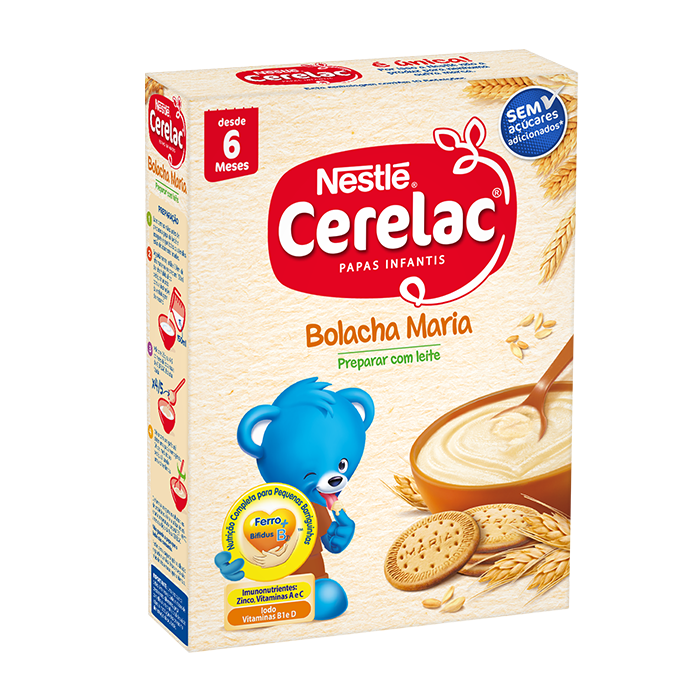 Nestlé Cerelac Bolacha Maria Baby Cereal 250g – Infant Porridge 6+ Months