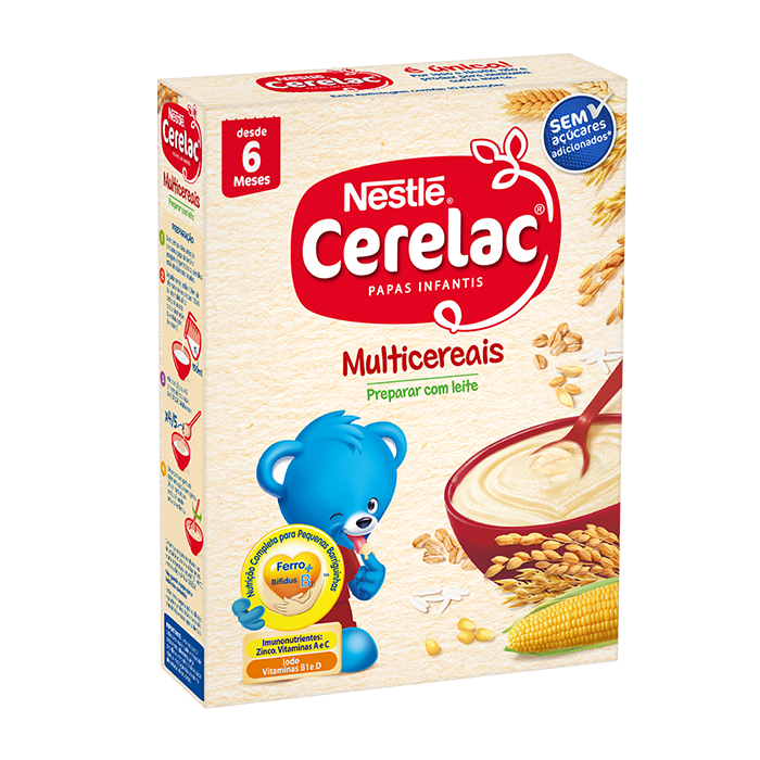 Nestlé Cerelac Multicereais Baby Cereal 250g – Infant Porridge 6+ Months