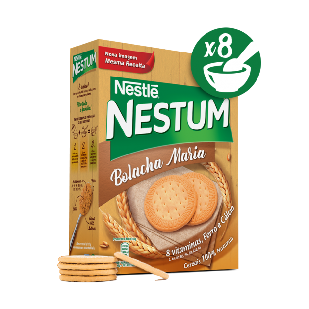 Nestlé Nestum Bolacha Maria Cereal - 250g