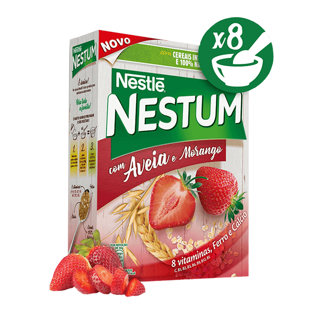 Nestlé Nestum Oats & Strawberries Cereal - 250g