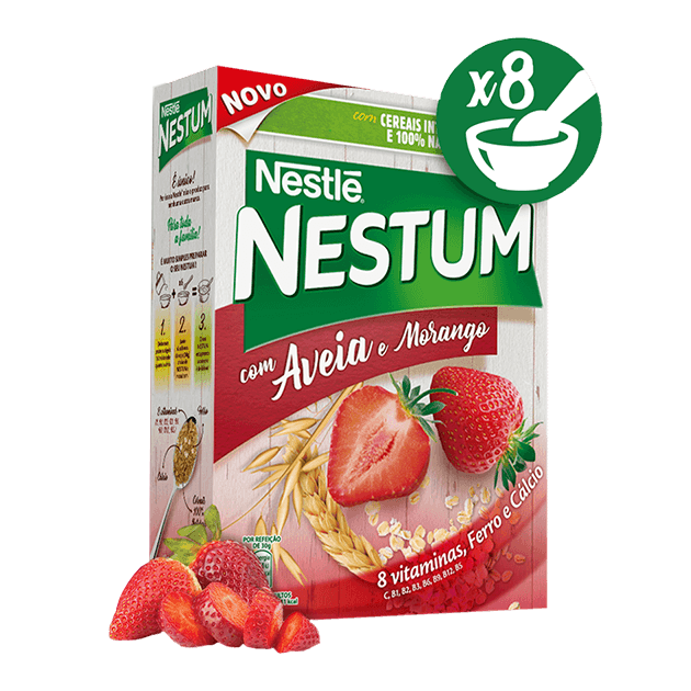 Nestum Oats and Strawberries