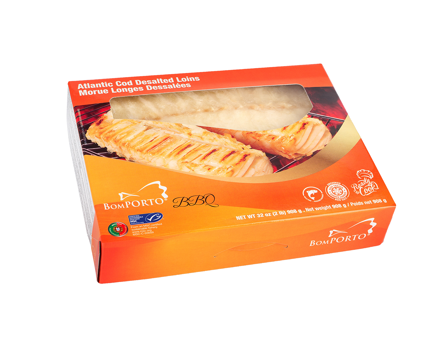 Atlantic Cod Desalted BBQ Loins
