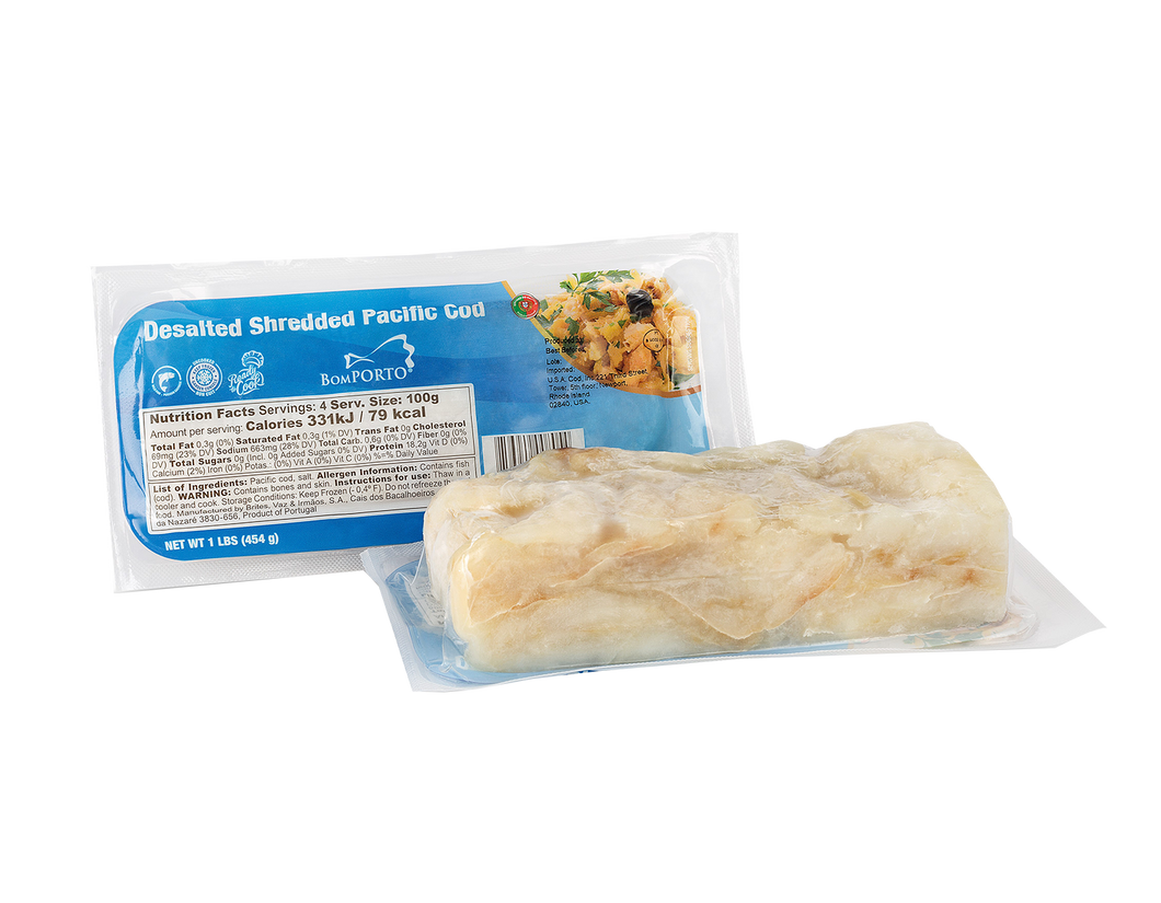Desalted Shredded Pacific Cod