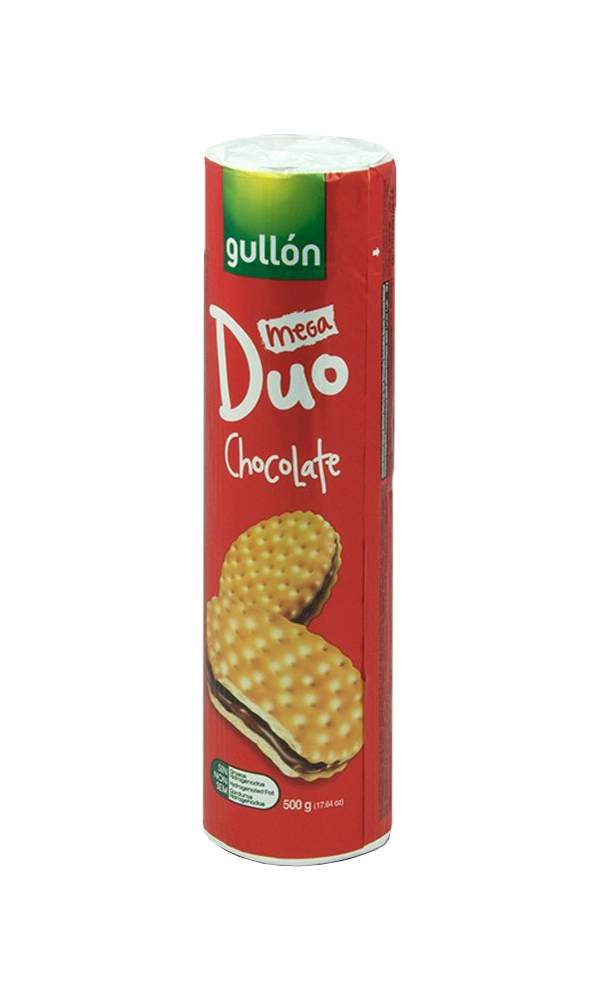 Gullón Mega Duo Cream Biscuits – Chocolate & Vanilla Filled Cookies