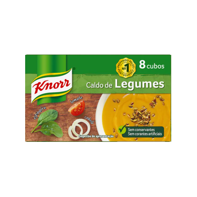 Knorr Caldo de Legumes – Portuguese Vegetable Broth Cubes