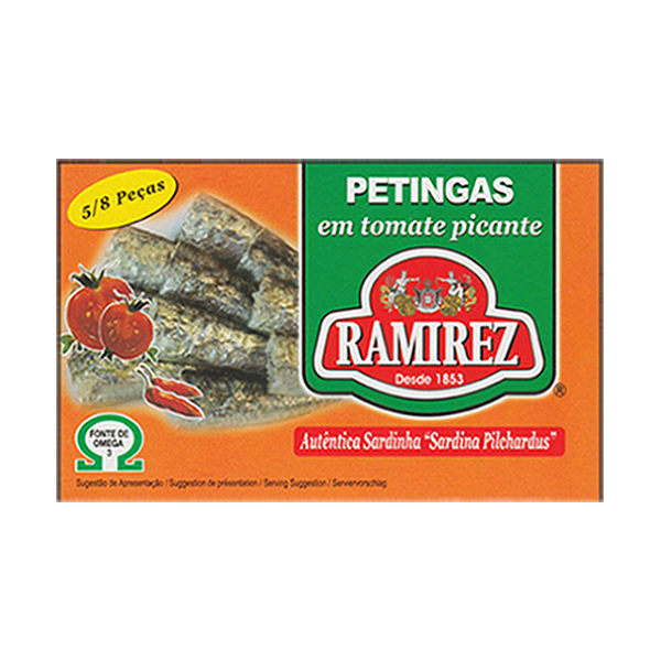 Small Sardines in Spicy Tomato Sauce