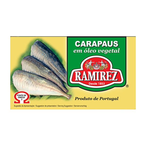 Ramirez Horse Mackerel in Vegetable Oil (Carapaus) – Portuguese Canned Fish
