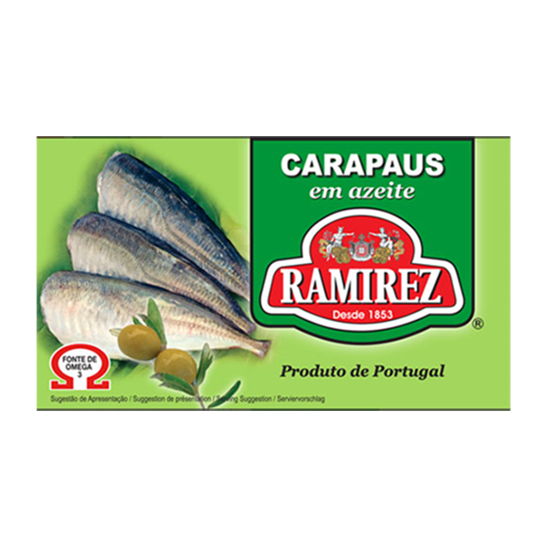 Ramirez Horse Mackerel in Olive Oil (Carapaus) – Portuguese Canned Fish