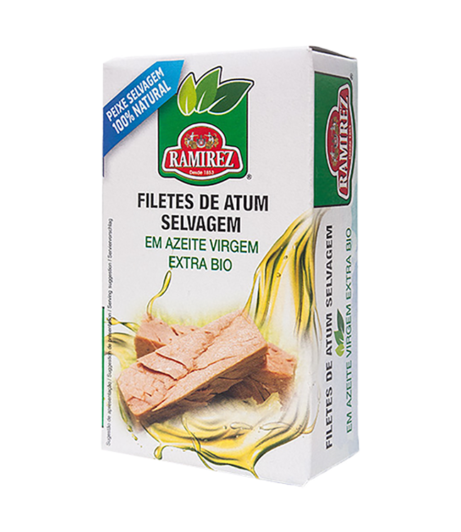 Ramirez Wild Tuna Fillets in Organic Extra Virgin Olive Oil (Bio) – Portuguese Premium Tuna