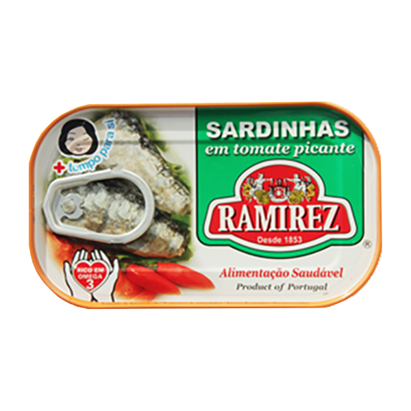 Ramirez Sardines in Spicy Tomato Sauce – Portuguese Canned Sardines