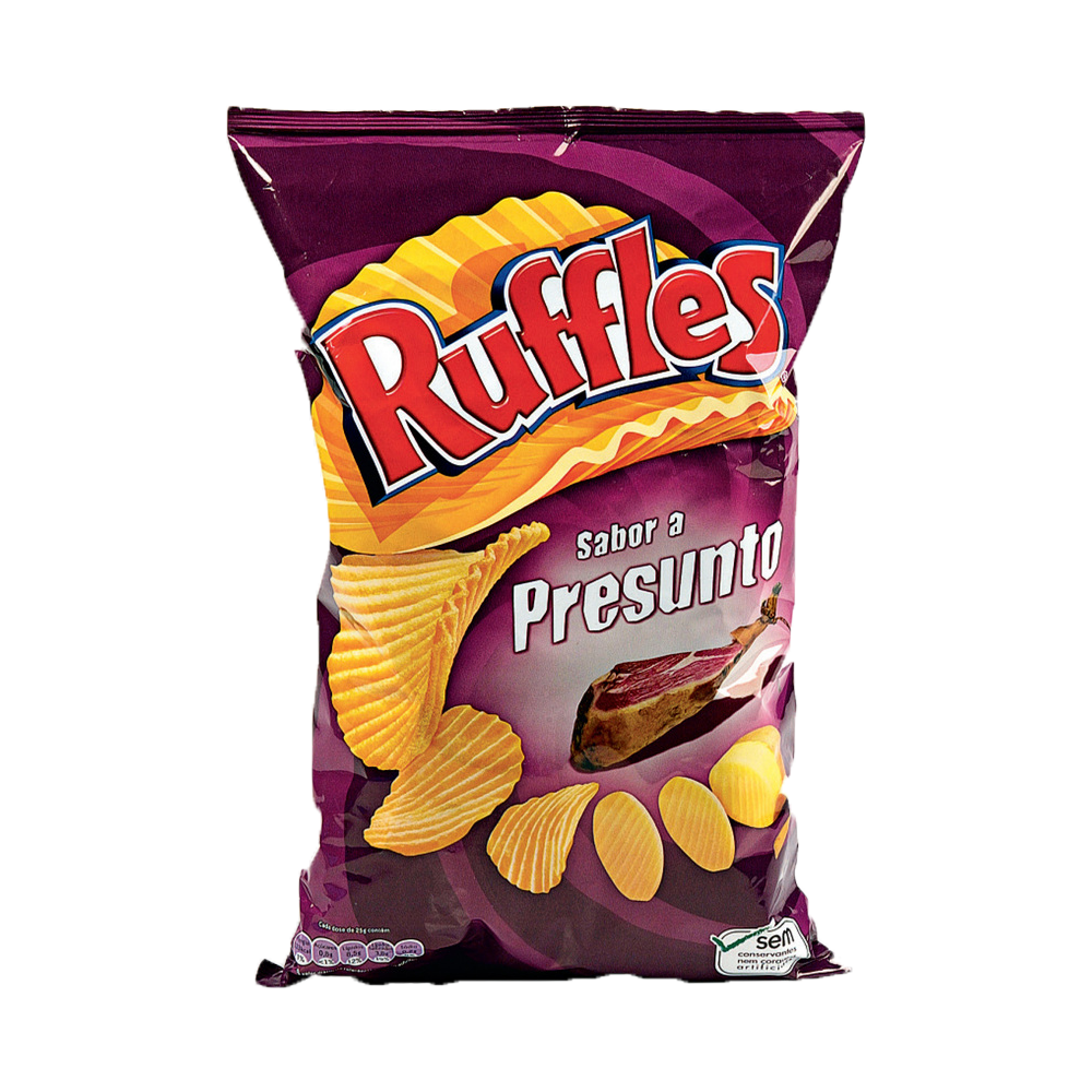 Ruffles Prosciutto Chips (Sabor Presunto) – Portuguese Potato Chips