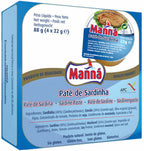 Manna Paté de Sardinha 4 x 22g – Portuguese Sardine Fish Paste
