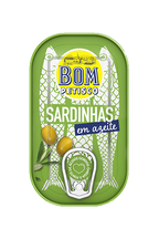 Bom Petisco Sardines in Olive Oil 120g – Portuguese Canned Sardines