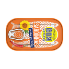 Bom Petisco Sardines in Spicy Vegetable Oil 120g – Portuguese Canned Sardines