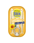 Bom Petisco Sardines in Vegetable Oil 120g – Portuguese Canned Sardines